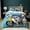 Color2, variant on 3 Pieces Juju-tsu Kai-sen Bedding Set Lightweight Duvet Cover Set for Bedroom Decor Soft Breathable Quilt Cover with Pillowsham
