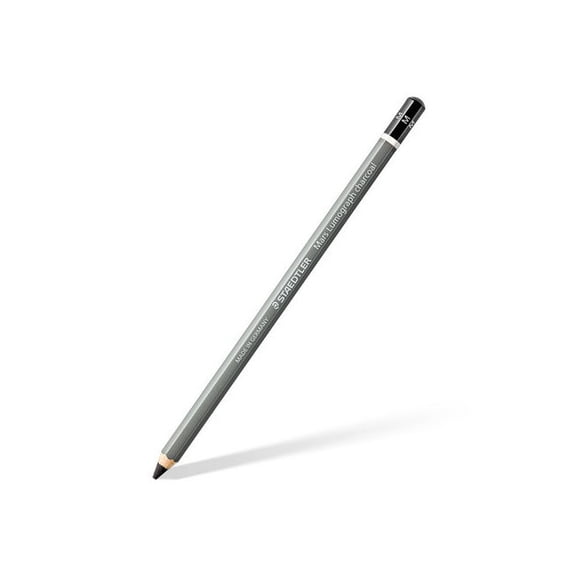 STAEDTLER-MARS LIMITED 100CM MARS LUMOGRAPH CHARCOAL PENCIL 4B MEDIUM
