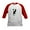 Red/White, variant on CafePress - Chat Noir New Years Party Countdow Baseball Jersey - Kids Cotton Baseball Jersey, 3/4 Sleeve Shirt