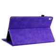 thumbnail image 3 of Decase for ipad 56/pro 9.7 inch 2016/2017/2018 Sleepable Pure Color Zipper Wallet Card Slot Pen Slot ipad Case, Soft TPU Back Shock Resistant Drop ipad Case for iPad 6th Generation, Purple, 3 of 7