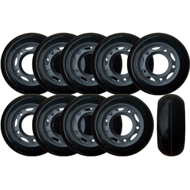 ROLLER HOCKEY GOALIE WHEELS 60mm 82a Set of 10 for Inline Skates