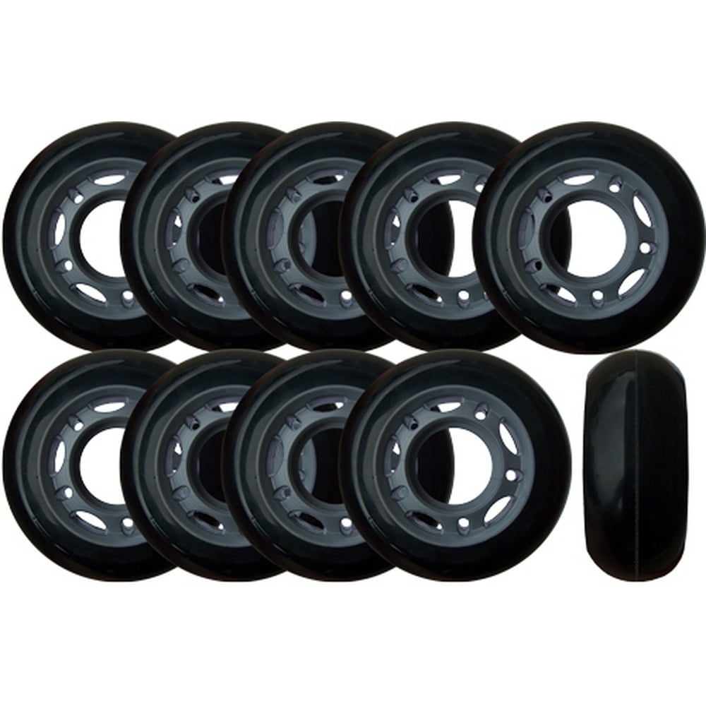 ROLLER HOCKEY GOALIE WHEELS 60mm 82a Set of 10 for Inline Skates