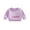 Purple, variant on Bagilaanoe Toddler Baby Girl Casual Sweatshirt Long Sleeve Letter Print Pullover 12M 18M 24M 3T 4T Kids Fall Loose Tee Tops