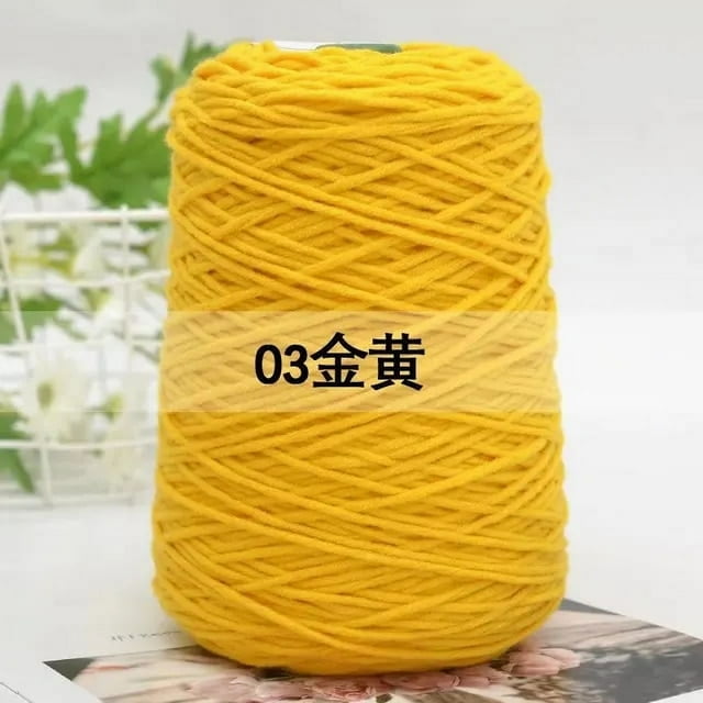Milk Cotton Yarn 8 Strands Tufting Art Embroidery Rug Crochet Hook Thread Knitting Material DIY Poke Embroidery Tufting TJ7786