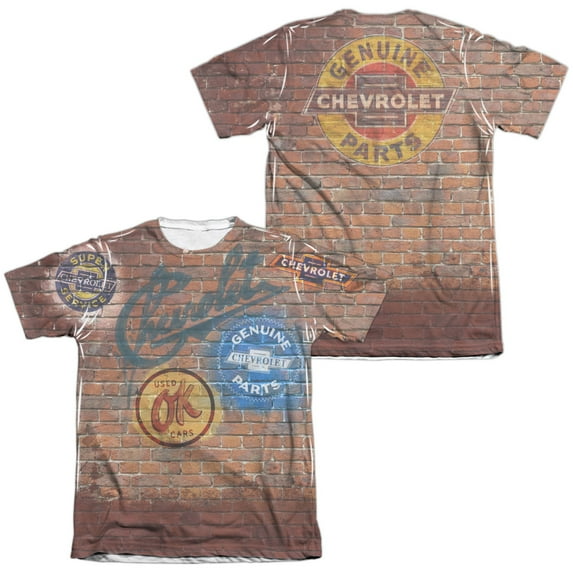 Chevrolet - Chevy Shop Wall (Front/Back Print) - Short Sleeve Shirt - X-Large