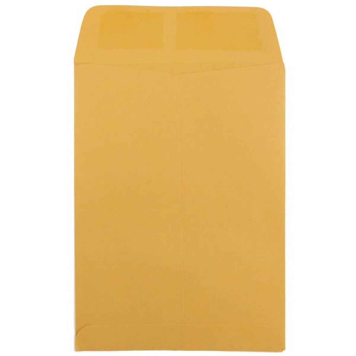 JAM Paper #7 Coin Envelopes with Peel and Seal Closure, 3-1/2" x 6-1/2", White, Bulk 250 Per Box