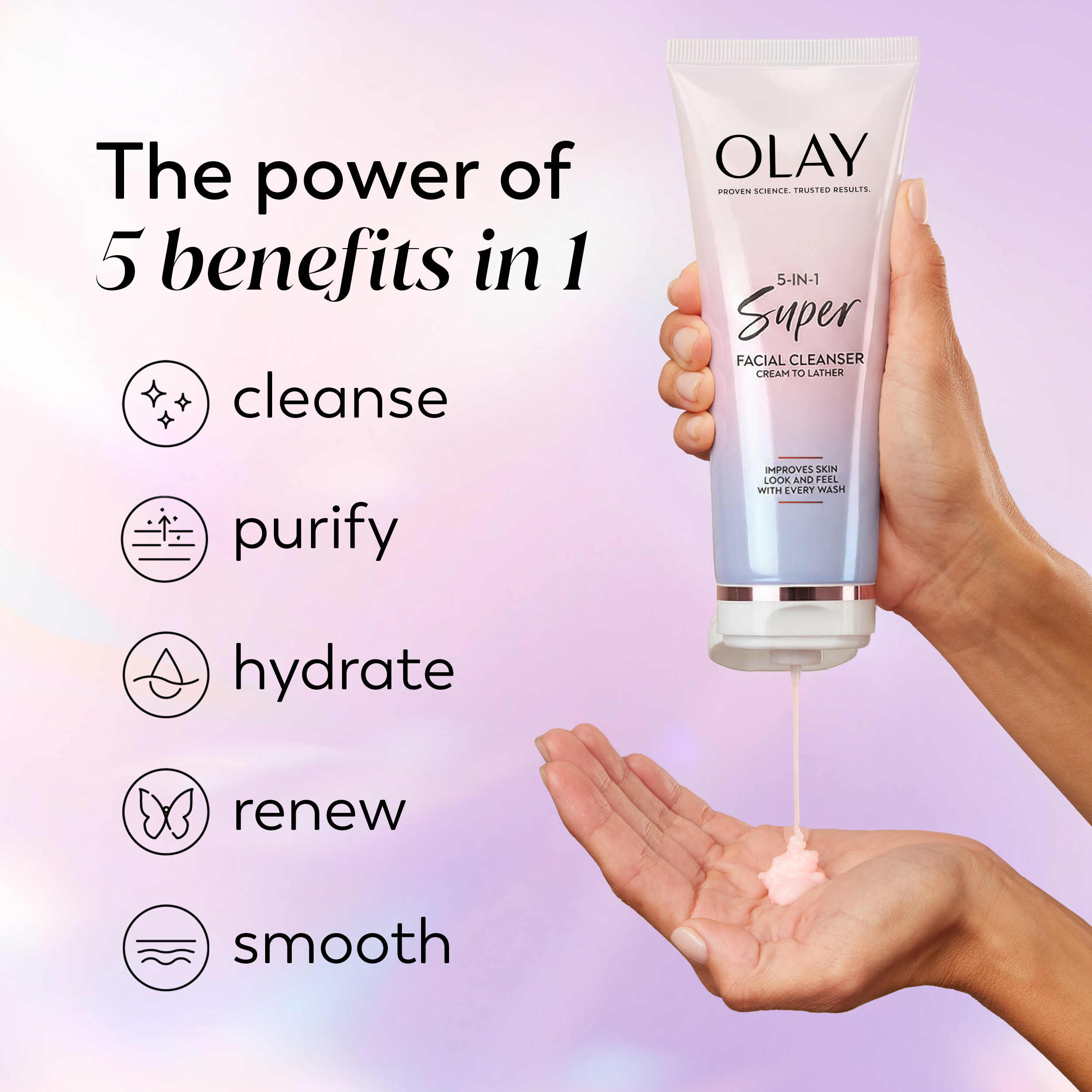 Olay Super Facial Cleanser, 6.7 fl oz photo 2