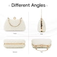 thumbnail image 7 of Pearl Clutch Purse for Women, Elegant Pearl Evening Bag, Beaded Clutch Bag for Wedding Bridal Prom Party, 7 of 7