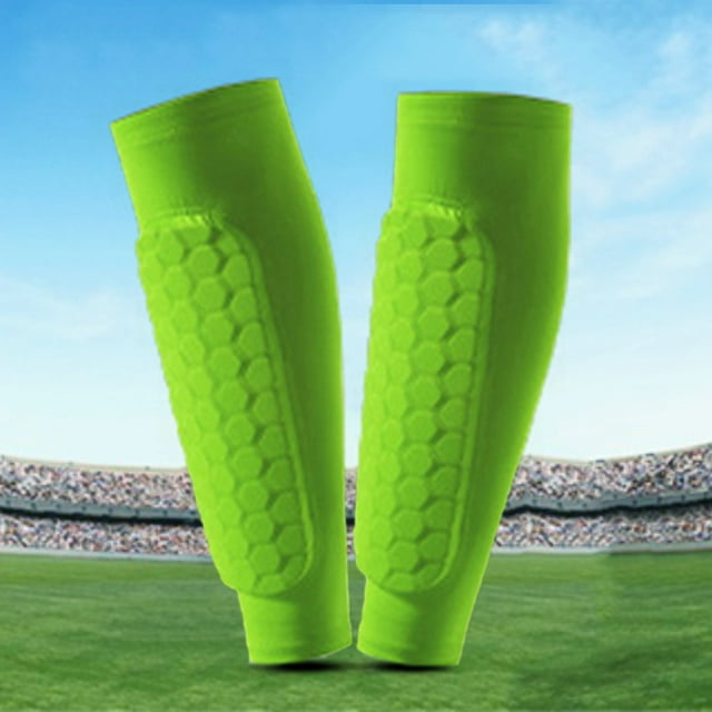 espinilleras de fútbol Almohadillas protectoras para pantorrilla para correr de secado rápido para hombres y mujeres accesorios de entrenamiento 1 ud. FLhrweasw Nuevo