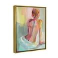 thumbnail image 4 of Stupell Industries Abstract Female Figure Study Abstract Painting Gold Floater Framed Canvas Art Print Wall Art, 17 x 21, 4 of 10