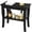 Black, variant on Bambloom Bamboo Shower Bench,Waterproof Non-Slip Shower Stool with Shelf,Black