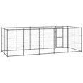 thumbnail image 3 of vidaXL Outdoor Dog Kennel Steel 12.1 m², 3 of 4