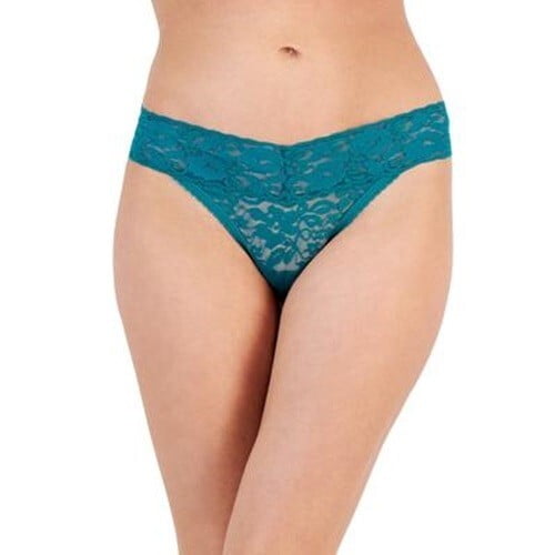 INC International Concepts Women 2pk Lace Thong Panties Underwear Teal Size