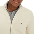 thumbnail image 3 of Men's Tommy Hilfiger Solid Full-Zip Sweater Color: Navy Heather Size: XXL, 3 of 4