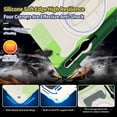 thumbnail image 6 of 3in1 Rotating Stand Case for Samsung Galaxy Tab S9+ 12.4 inch SM-X810 with Hand/Shoulder Strap, Shockproof Rugged, Green, 6 of 7