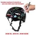 thumbnail image 3 of Wipeout Dry Erase Child Helmet for Bike, Skate, and Scooter, 3 of 9
