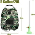 thumbnail image 3 of Kvago Solar Shower Bag, 5 Gallons/20L Solar Heating Camping Shower Bag with Removable Hose and On-Off Switchable Shower Head for Camping Beach Swimming Outdoor Traveling Hiking (Camouflage), 3 of 7