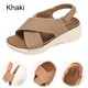 thumbnail image 5 of Sandalias para apoyo a las mujeres Anti -Slip la playa verano (caqui 37), 5 of 9