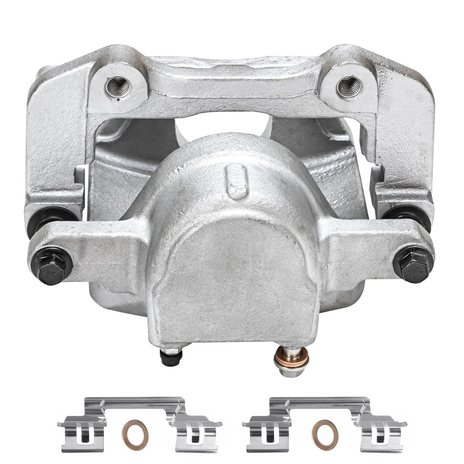 Detroit Axle - 2pc Front Brake Calipers for Dodge Challenger Charger Magnum Chrysler 300 Disc Brake Calipers with Brackets Replacement Brake Calipers Assembly