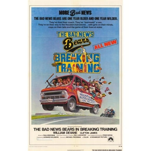 Posterazzi MOV243423 The Bad News Bears in Breaking Training Movie Poster - 11 x 17 in.