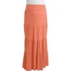 Maternity Knit Tiered Maxi Skirt