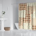 thumbnail image 2 of Pioneer Flower Floral Print Pattern Shower Curtain 84"x72" ,Bathroom Decorative Shower Curtains Set with 12 Hooks,Modern Waterproof Washable Shower Curtain, 2 of 6