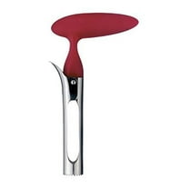 Apple Corer Lever Tool by BRIGHT KITCHEN Stainless Steel Pear Fruit Seed Remover Cherry Red Grip with Serrated Blade