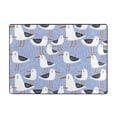 thumbnail image 7 of Area Rugs For Living Room Decor - seagulls blue Soft Anti Slip Throw Washable Rugs 5x7 For Bedroom, Indoor Carpet For Bedroom Living Room 80x58In, 7 of 7
