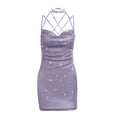 thumbnail image 4 of Mefallenssiah Femme Printemps et Summe Progressive Robe à Paillettes avec Bretelles Jupe Courte et Jupe, 4 of 4