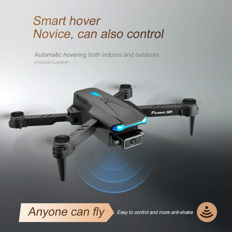 S89 Mini Drone for Kids Foldable WiFi FPV Drone with 4K HD Camera for Adults RC Quadcopter with 3D Flip Headless Mode Altitude Hold One Key