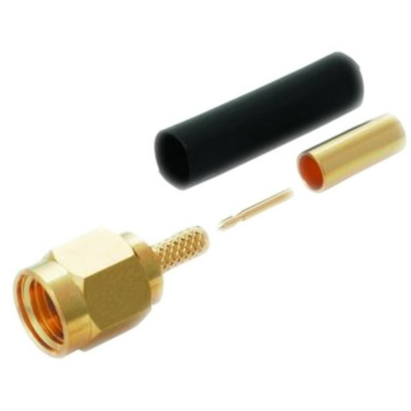 901-9916 Connector SMA Plug 0Hz to 12.4GHz 50Ohm Solder ST Cable Mount PL Gold