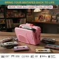 thumbnail image 2 of Odeo SOCASS010 Pink Cassette Tape Player, Portable Battery Operated, Radios Am Fm With Built-In Speaker, 2 of 6