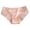 Pink, variant on NordicNest Super Stretchy Women Underwear, Hollow Thin Strap Lace Satin Stitching Breathable Comfortable Casual Ladies Panties Briefs M-XL Yellow