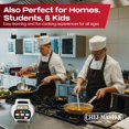 thumbnail image 3 of Chef Master 4-Channel Digital Kitchen Timer &ndash; Timer for Cooking, Baking & Grilling &ndash; LED Display Clock with Independent Countdown Functio, 3 of 7