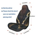 thumbnail image 2 of Picia Ball Phyton Snake Print Waterproof Sweating Car Seat Cover for Post Gym Workout, Running, Beach and Hiking, Universal Fit Anti-Slip Bucket Seat Protector, 2 of 5