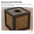 thumbnail image 3 of IFANLANDOR Tissue Box Holders Rustic Style for Home Use in Living Room 1Set 5.7x5.7x5.7in, 3 of 8