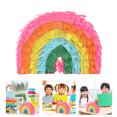 thumbnail image 2 of 1 juego de piñatas arcoíris con palitos de caramelo para fiestas, decoraciones para fiestas de cumpleaños infantiles, 2 of 5