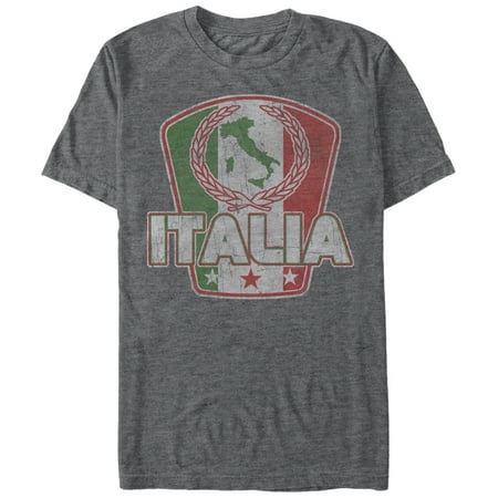 Italy Flag T-shirt - Men's Italy Flag Map T-Shirt