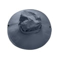 thumbnail image 3 of HNMKIU Wide Brim Outdoor Sun Hat for Fishing Mountaineering and Casual Daily Use Breathable Fisherman Cap with Full Face Coverage Grey,One Size, 3 of 3