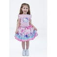 thumbnail image 2 of Hello Kitty Hello Kitty Keroppi Kuromi Tank Top and Satin Skirt Outfit Set Tie Dye Toddler to Big Kid, 2 of 5