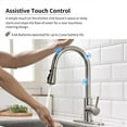 thumbnail image 2 of feetron Stainless Steel Brushed Nickel Kitchen Faucet, 2 of 10