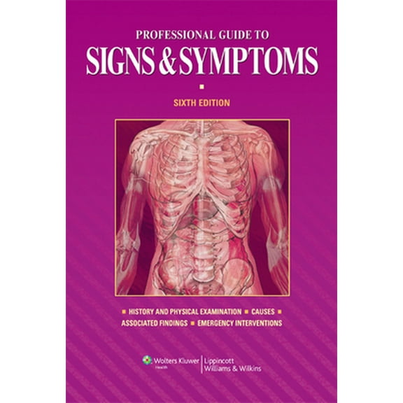 Pre-Owned Professional Guide to Signs & Symptoms (Hardcover) 1608310981 9781608310982