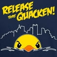 thumbnail image 3 of CafePress - Release The Quacken Dark T Shirt - Men's Classic Graphic Cotton T-Shirt, 3 of 4