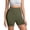 Blackish Green, variant on Women's High Waisted Yoga Shorts, Tummy Control Booty Lifting Workout Shorts, Compression Running Gym Shorts for Women, Athletic Fitness Shorts Blackish Green L