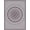 Purple Grey, Pattern 1, variant on Design&I 8'x10' Washable Area Rug Boho Grey Sunburst Center Motif Ombre Gradient Lattice Purple Flowing Dynamic for Dining Room, Large Office, Lounge, Snag-Free
