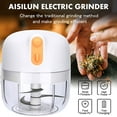 thumbnail image 2 of Electric Portable Herb Spice Grinder 60W USB Rechargeable, Large Capacity, Fast Grinding for Grinding Fresh and Dry Herb (White), 2 of 5