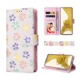 thumbnail image 3 of Compatible avec Samsung Galaxy S22 Plus 5G Cas Rétro Fleur Dorée PU Cuir RFID Bloquant Portefeuille Couverture, 3 of 5