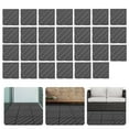 thumbnail image 5 of Fichiouy 27 Pcs Plastic Composite Interlocking Deck Tiles Decking Flooring Deck Interlocking for Patio Garden Porch Living Room 12"x12", 5 of 17