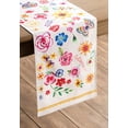 thumbnail image 4 of Maison d' Hermine Happy Florals - Sweety 100% Cotton Table Runner for Party | Dinner | Holidays | Kitchen | Spring/Summer [Double Layer (14.5 Inch by 108 Inch)], 4 of 5