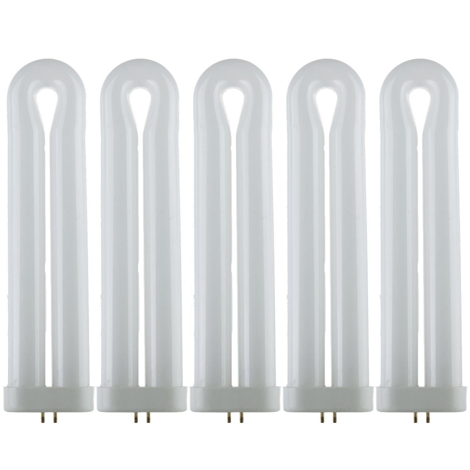 Pack of 5 Sunlite 25 W FUL 4Pin Single UShaped Twin Tube 4Pin Plugin